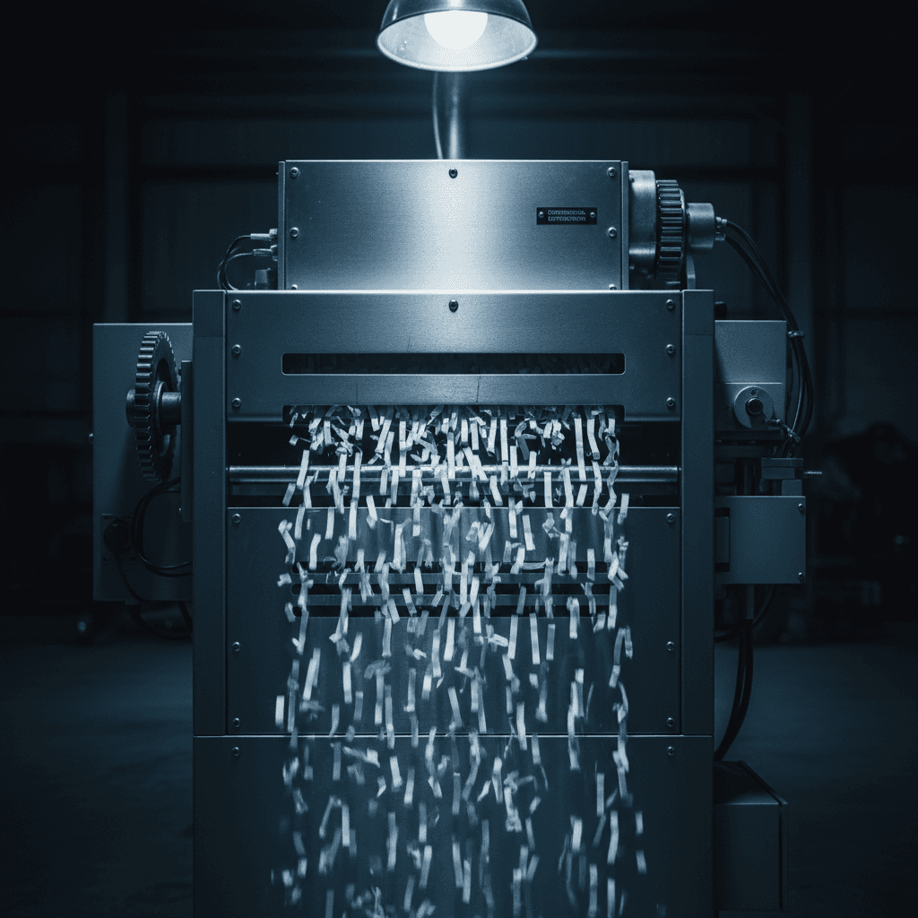 Secure document shredding